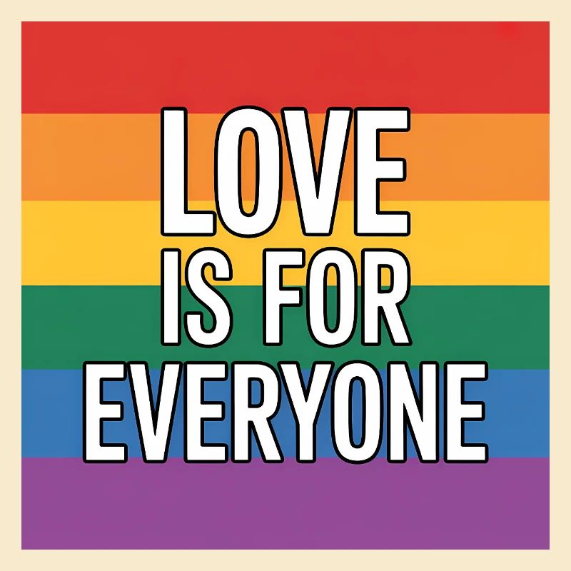 Love is for Everyone - Antifa Rainbow Tee