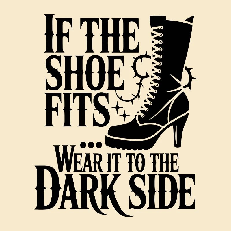 Diction du côté obscur du design de chaussures