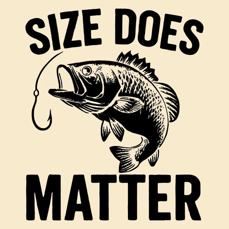 Size Does Matter - Funny Angler T-Shirt