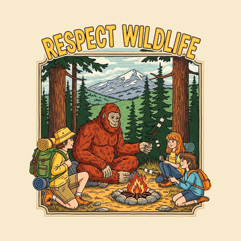 Respect de la faune, feu de camp Bigfoot