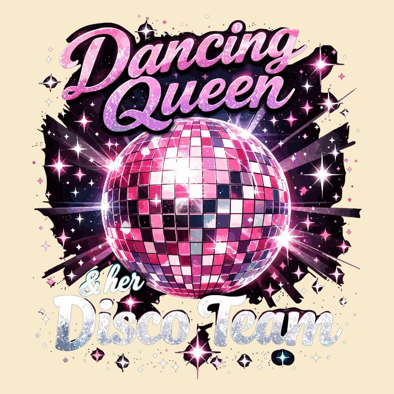 Dancing Queen & Disco Team: JGA Diskokugel Mix