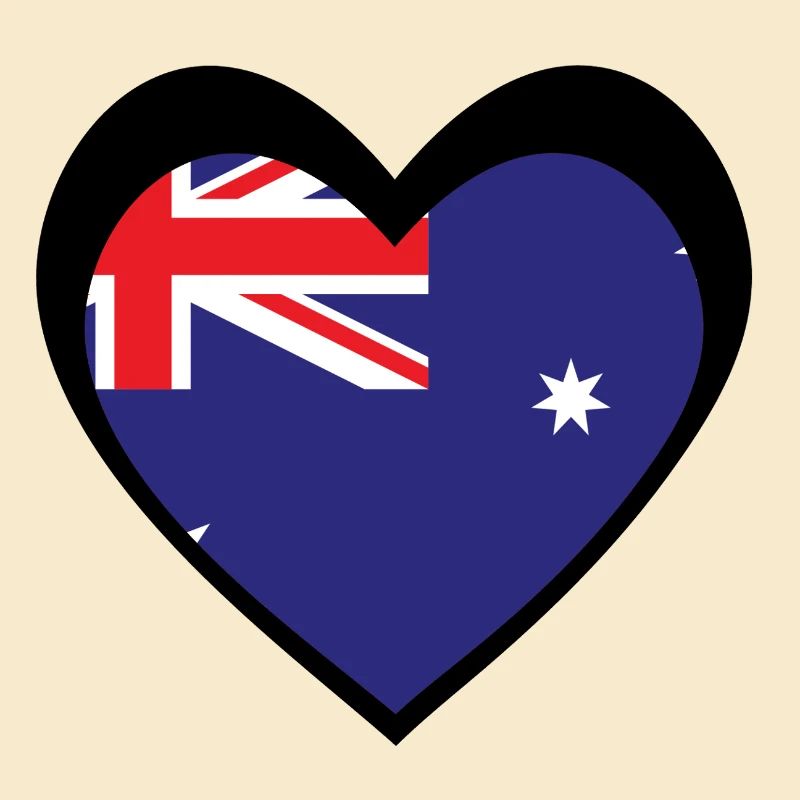Black Aussie Heart – Bold Modern Australia