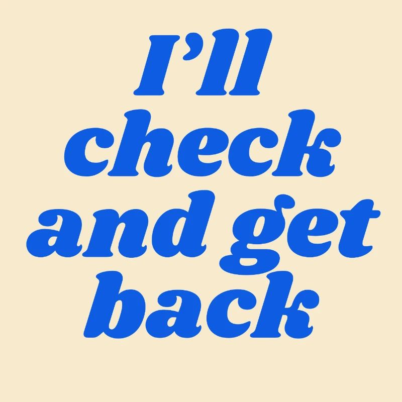 I'll check and get back