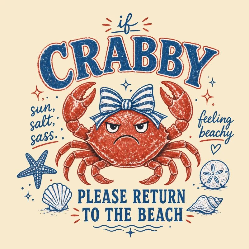 Krabbe - If Crabby – Please Return to the Beach