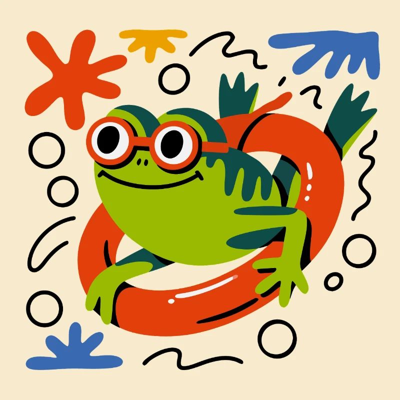 Fun de grenouilles d’été