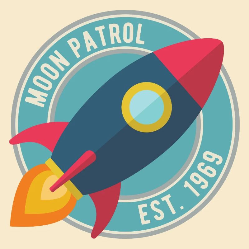Fusée Moon Patrol Rocket