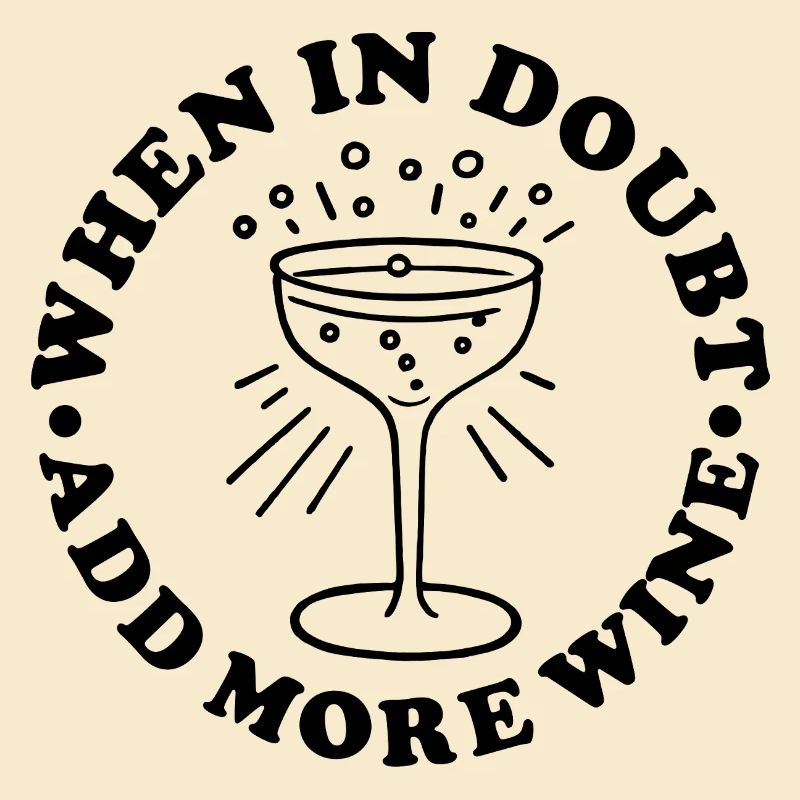 When in Doubt  Add More Wine