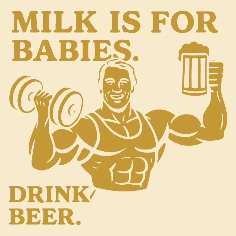 Conception audacieuse de citation de boisson virile