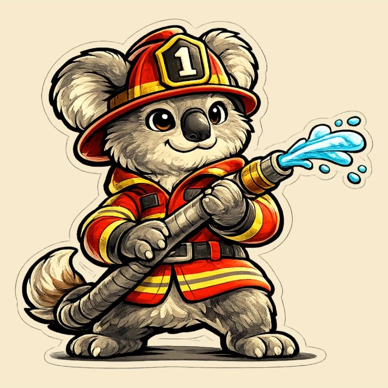 Fire Brigade Koala Water Jet