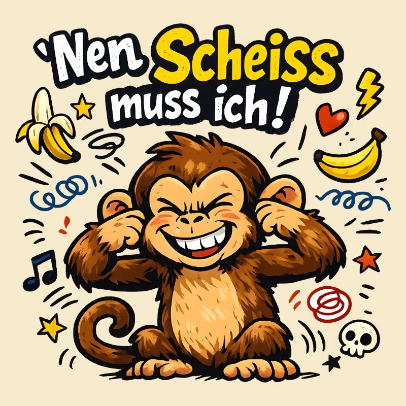 Nen Scheiss muss ich Affe