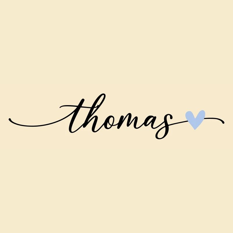 Thomas Name Calligraphy Font