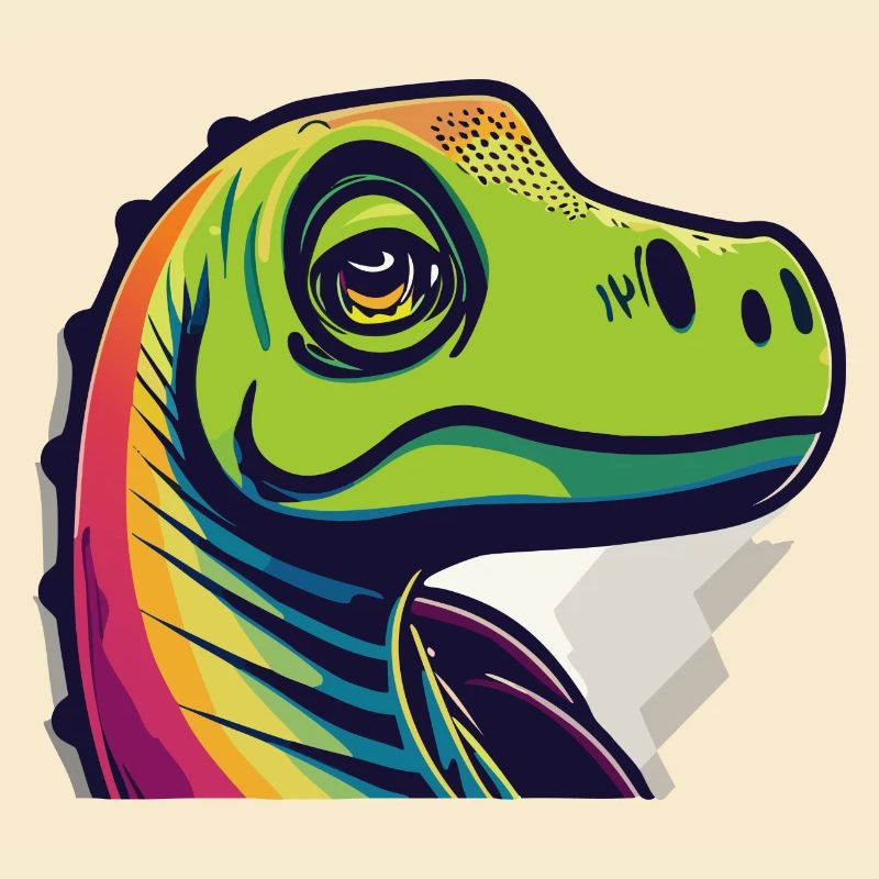 Regenbogen Echse