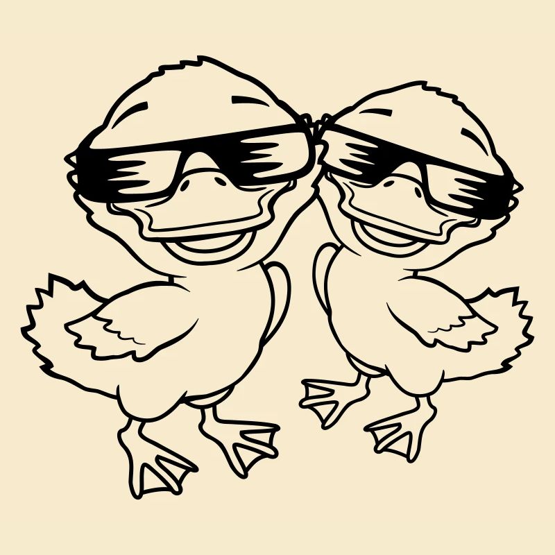 Équipe 2 canetons cool