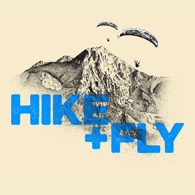 Hike & Fly Paragliding blue