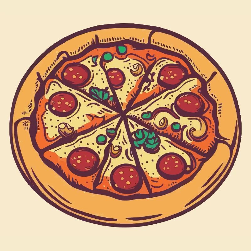 Pizza Pizzabäcker Pizza Essen Geschenkidee