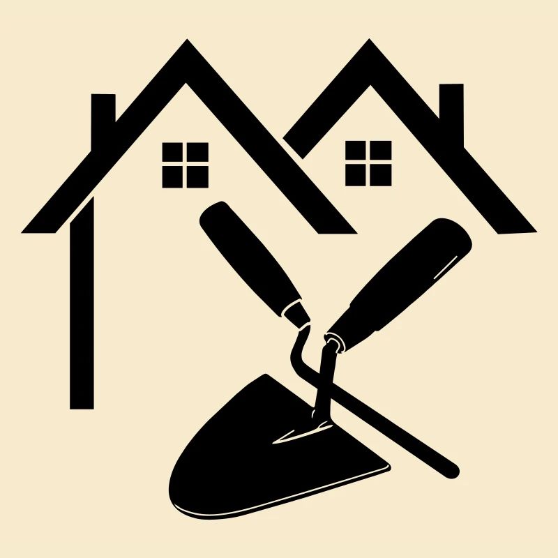Construction de maison joint maçon clou et truelle