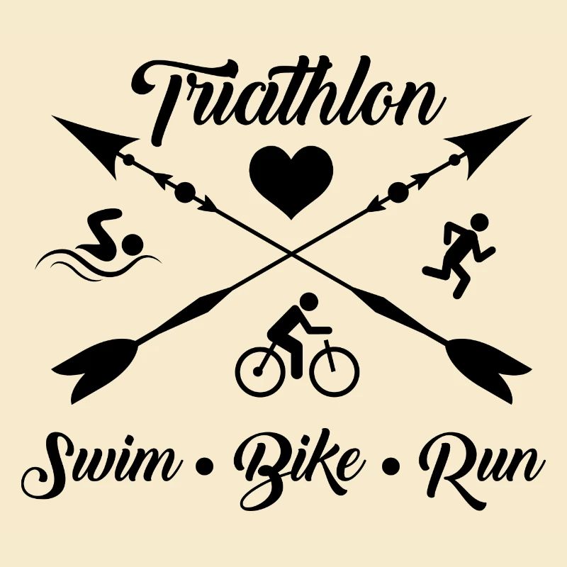 Triathlon Course à pied Natation Cyclisme