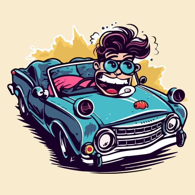Max en cabriolet