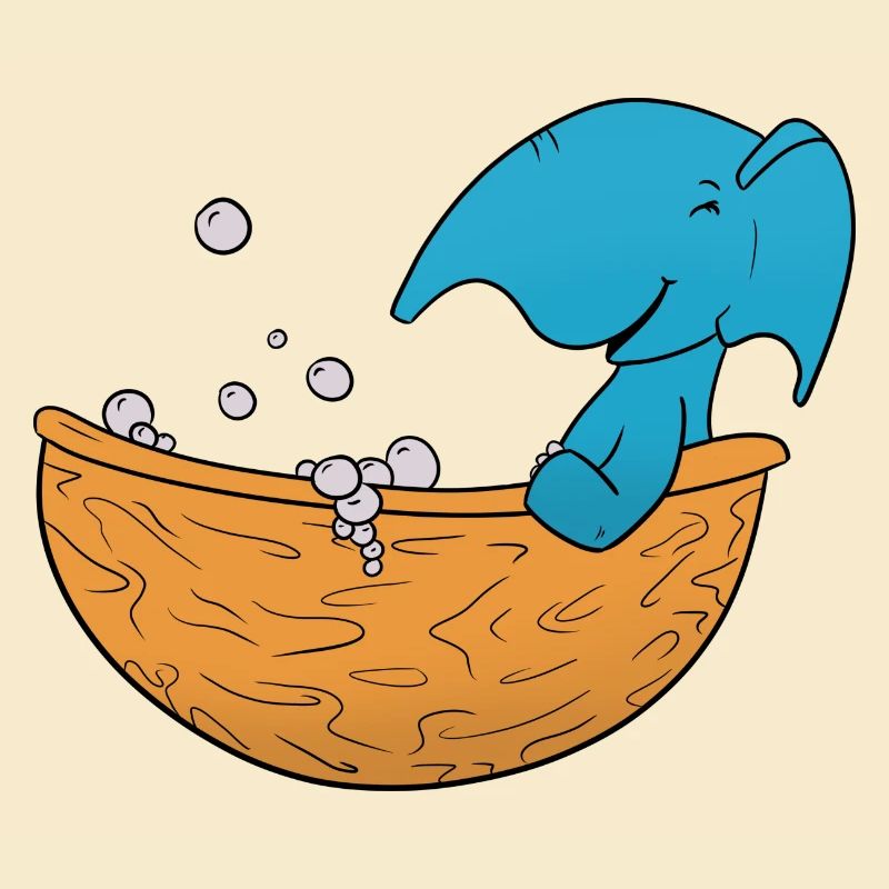 Bain d’éléphant
