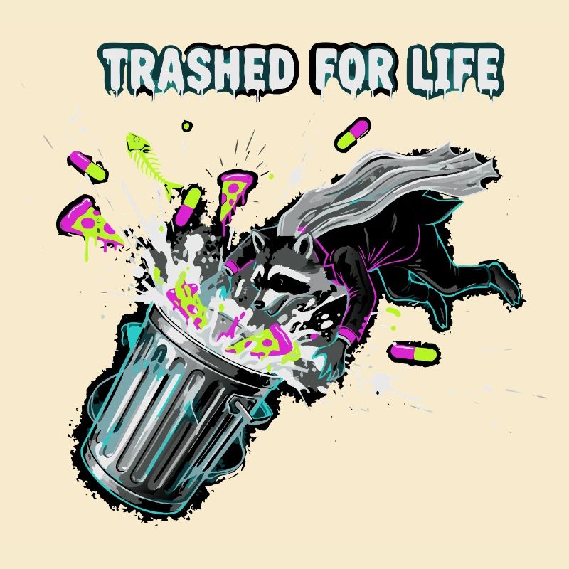 Trashed for Life Waschbär