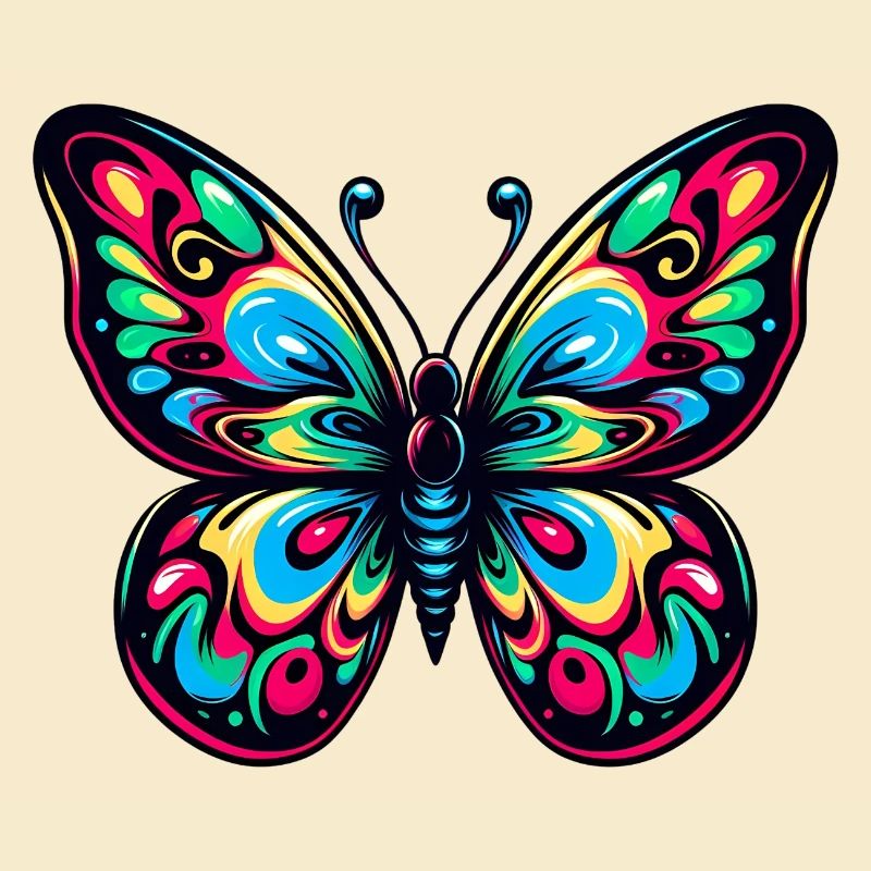 Papillon coloré