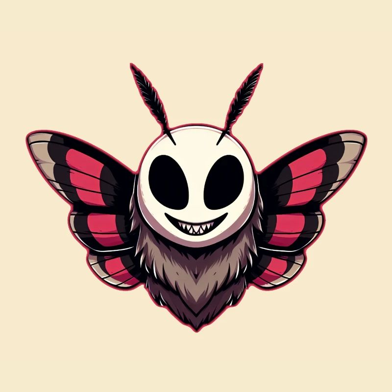 Evil Moth - Mothman Cryptid