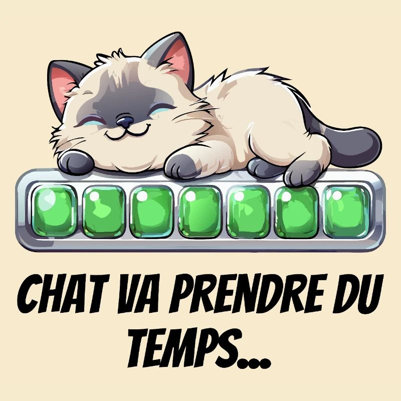 Chat Va Prendre Du Temps - Chaton Mignon