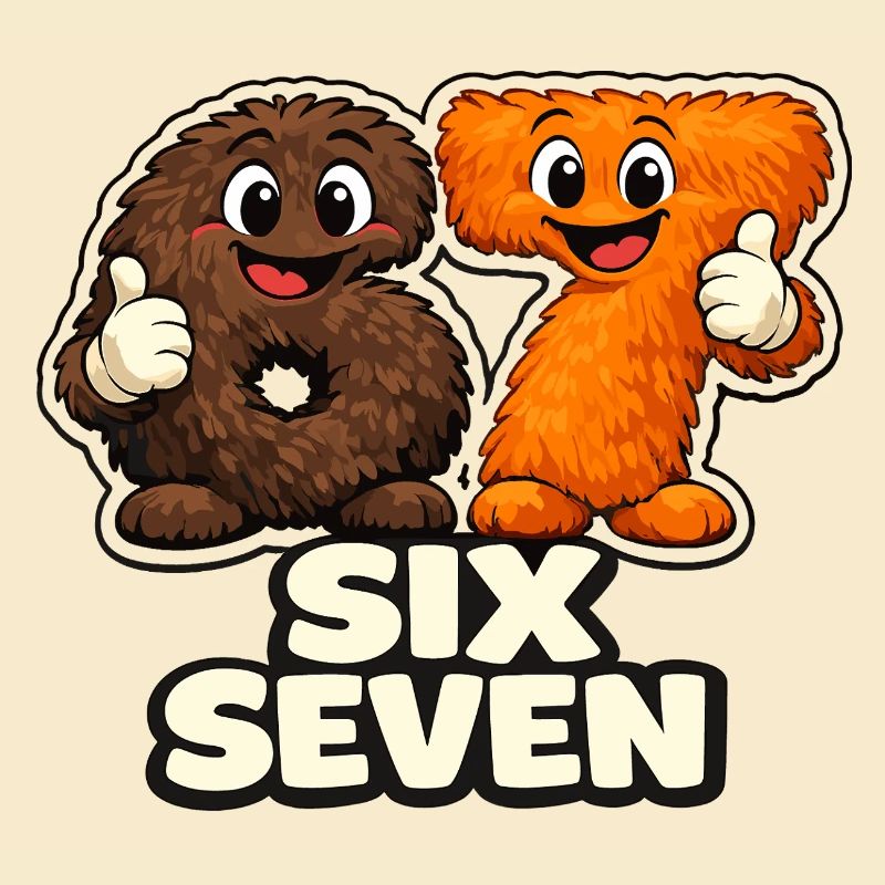 67 Six Seven Meme Affe Viral Trend