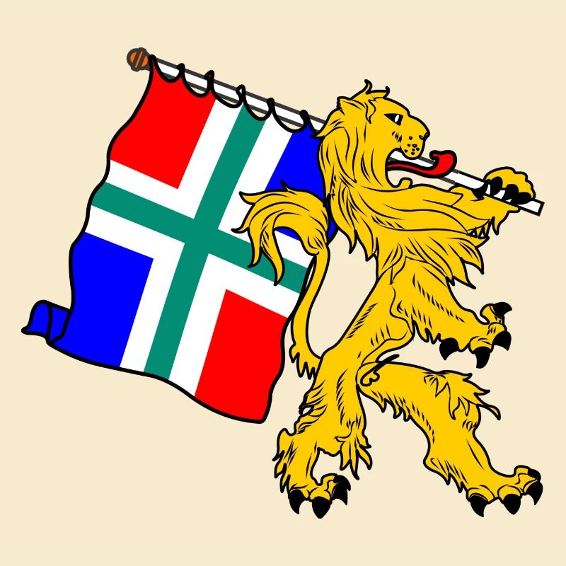 Lion avec drapeau Groningue