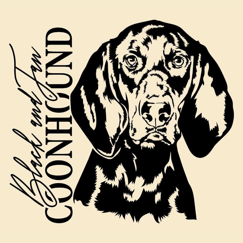 BLACK AND TAN COONHOUND Chiens de chasse Wilsigns