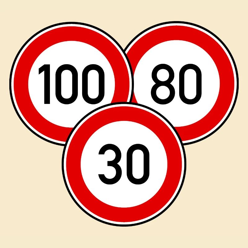 Tempolimit 100 - 80 - 30