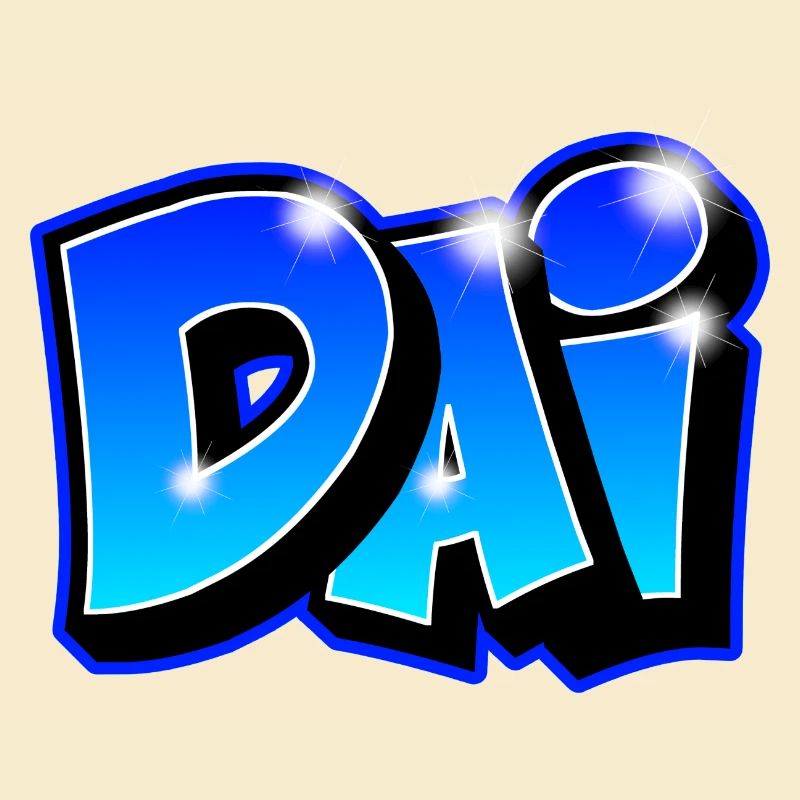 Graffiti "DAI" printable on any medium