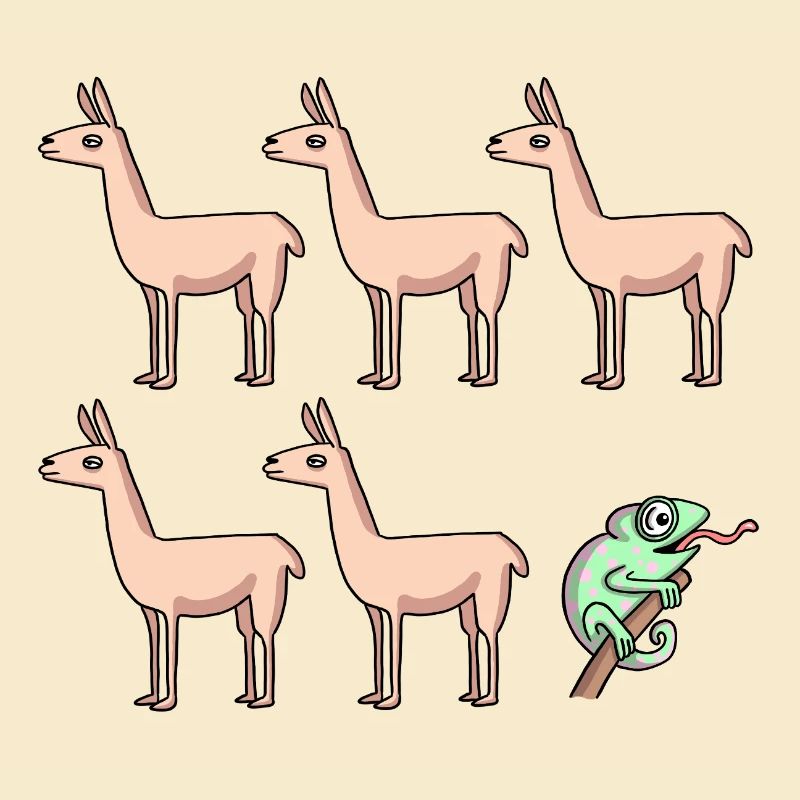 Llama Chamäleon