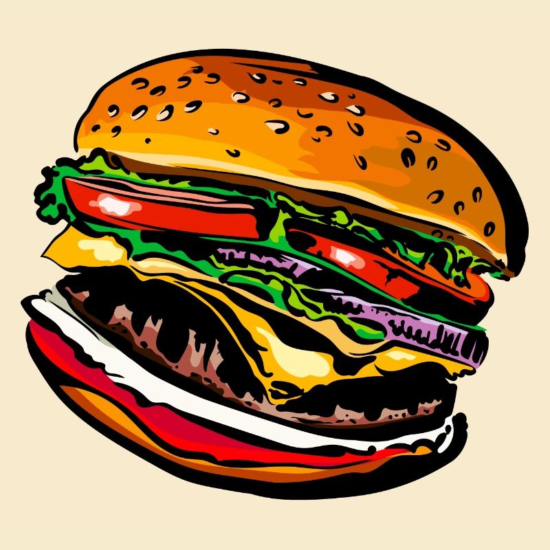 Burger Cheeseburger Restauration rapide