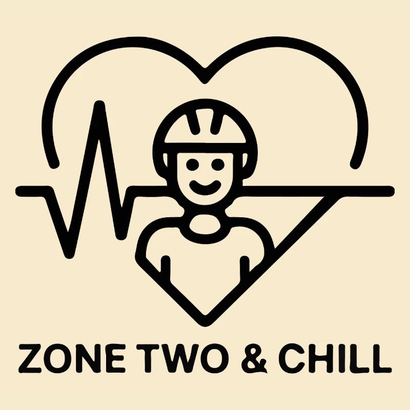 Zone Two & Chill Cyclist Heart