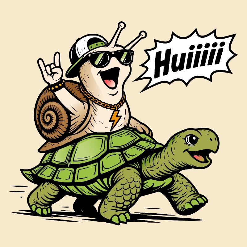 Swift Snail on Turtle