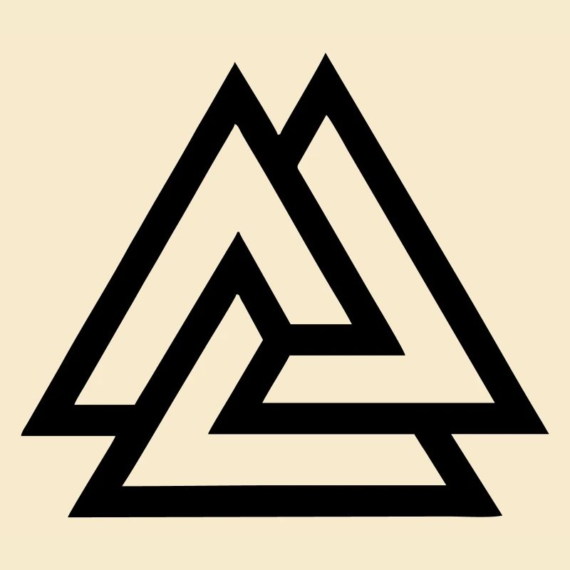 Valknut-Knoten im Kampf gefallen