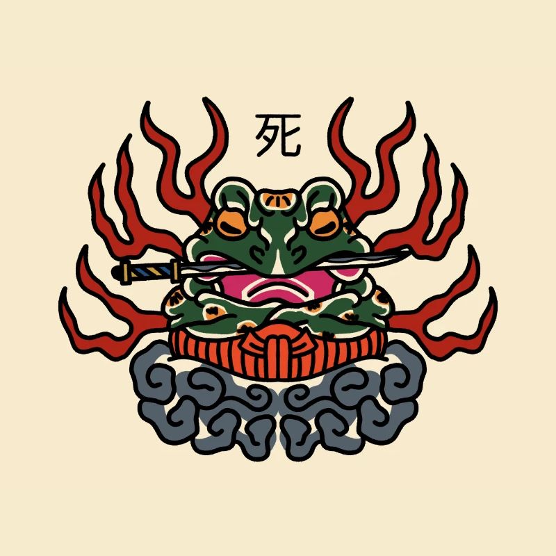 Samurai Frog