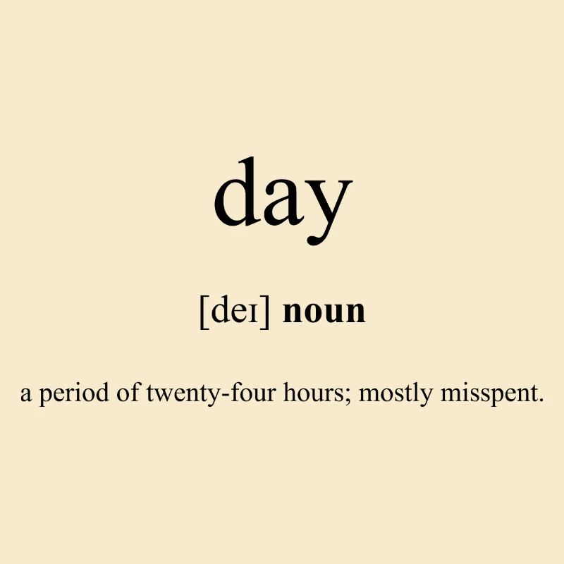 Day | Tag Definition Dictionary