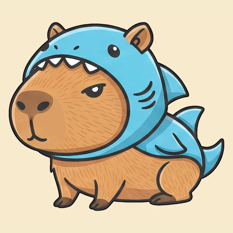 Mignon Carnaval de Hamster Capybara et cochons d’Inde