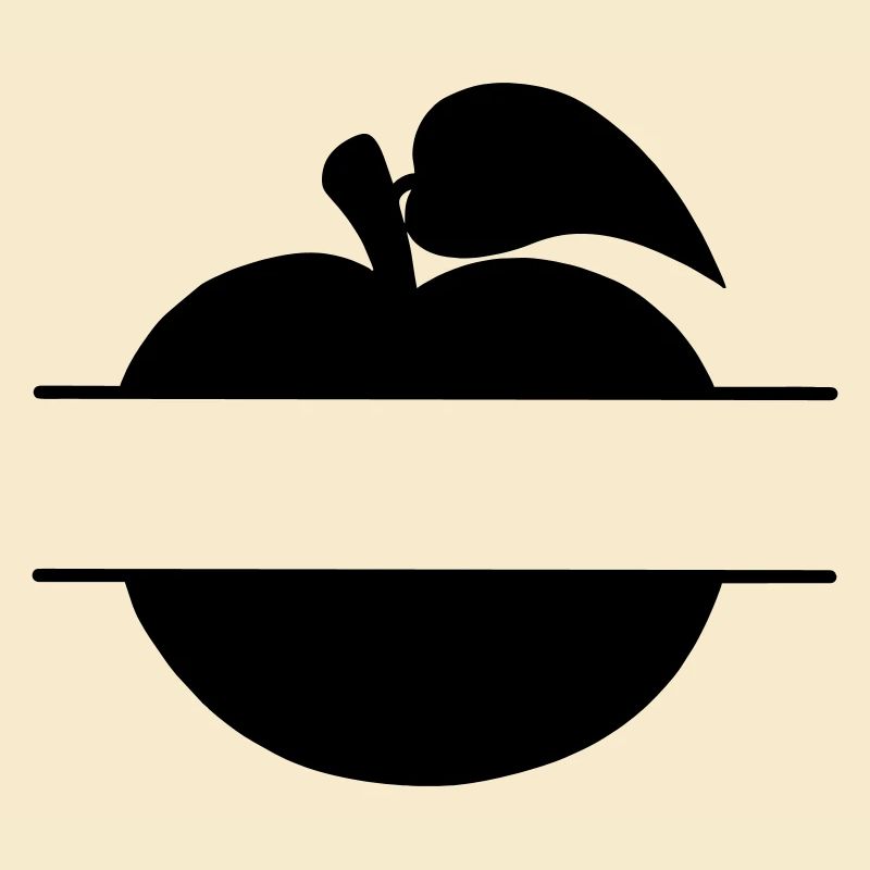 Textausschnitt im Apfel