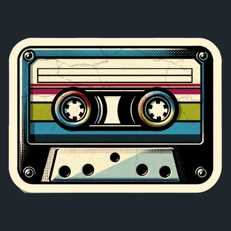 Retro Cassette Sticker