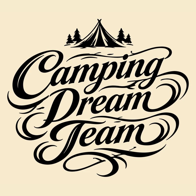 Équipe de rêve du camping