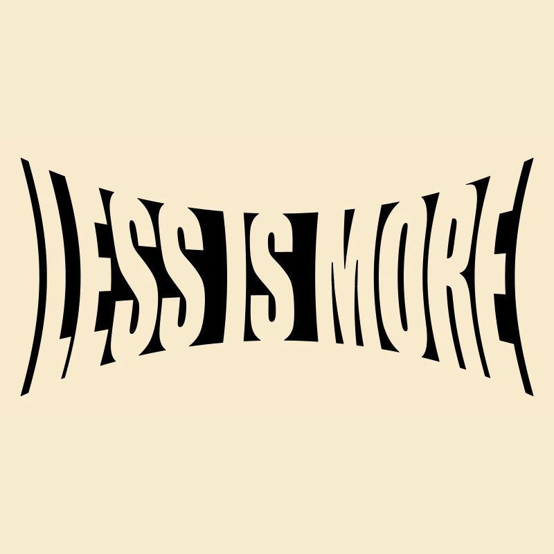 Slogan Logo Minimalisme