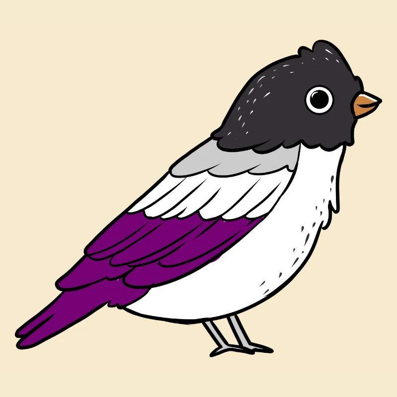 Asexué Bird Ace Pride
