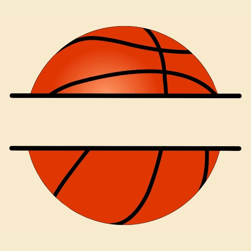 Basketball-Typenschild oder -Banner