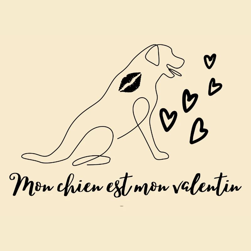 Mon chien est mon valentin