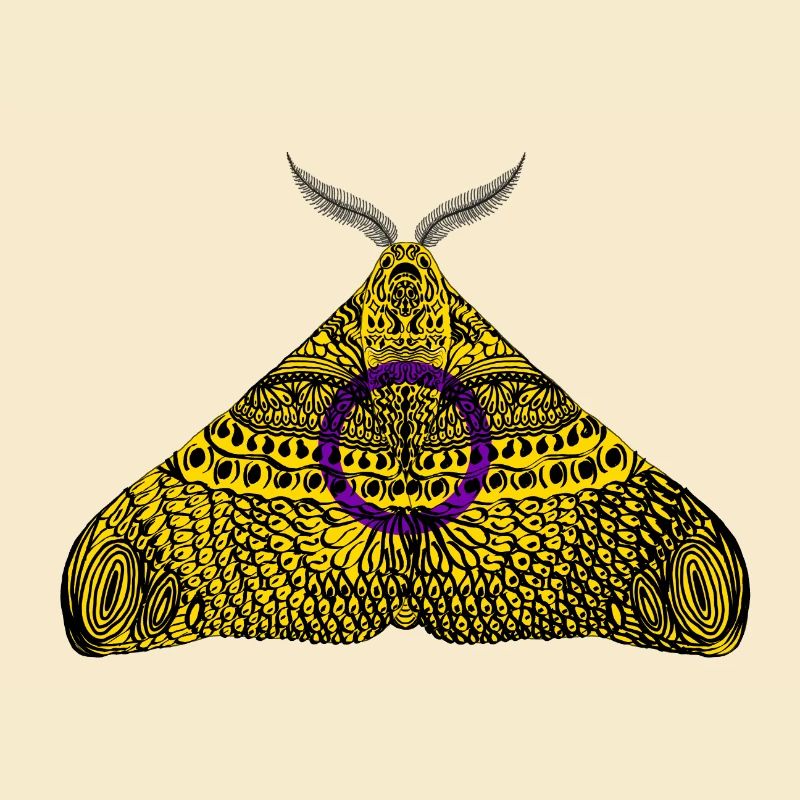 Intergeschlechlich pride Motte