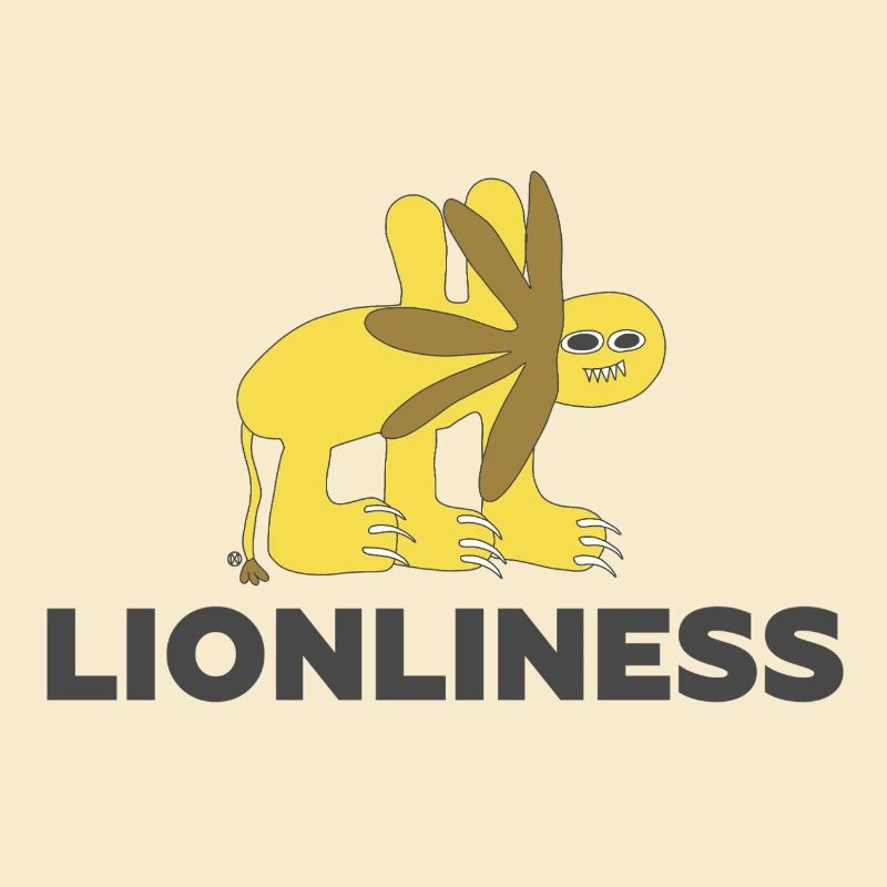 LIONLINESS - Nur Löwe Außenseiterkunst