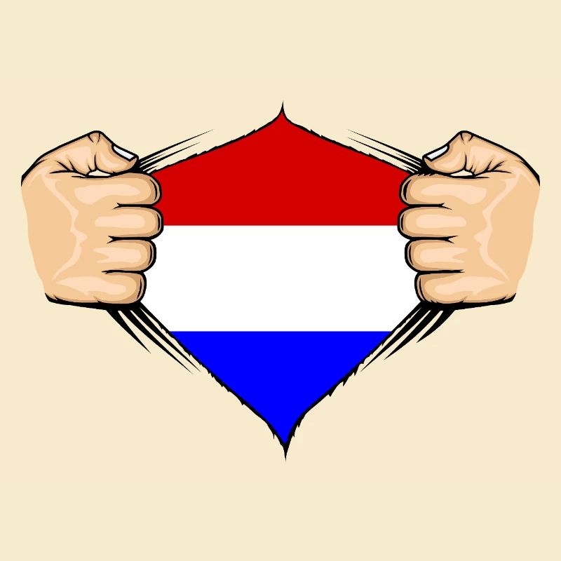 Conception du drapeau de la Hollande